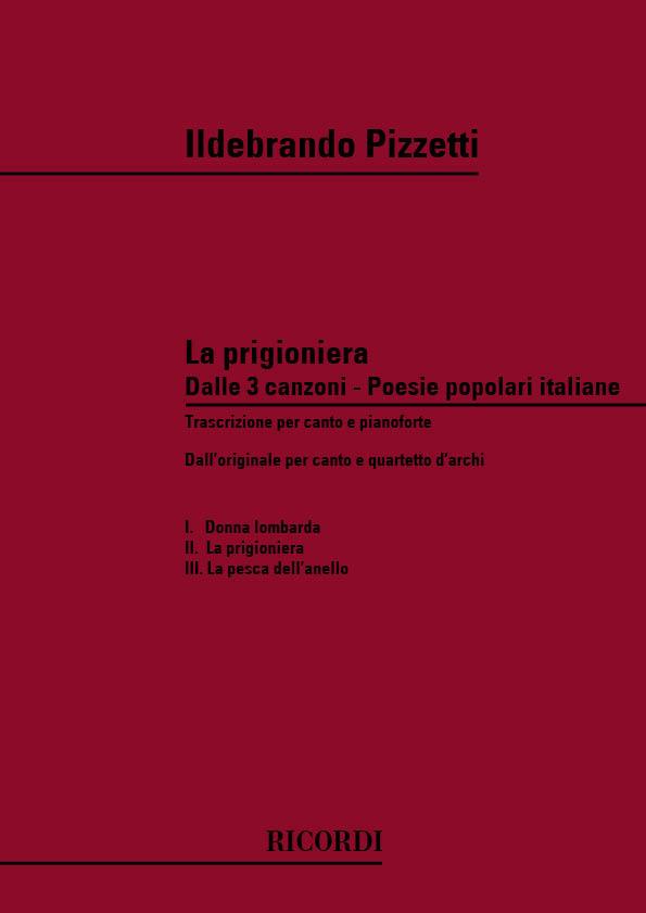3 Canzoni Su Poesie Popolari Italiane: N. 2 La
